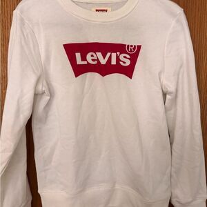 Levi's White Sweater for youth boys
